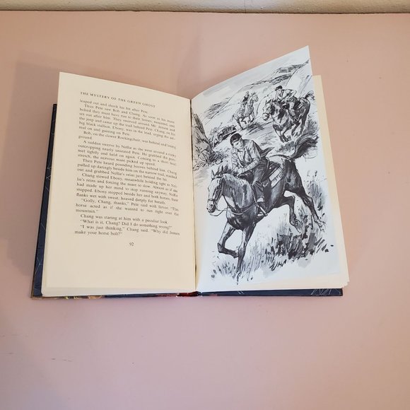 3 Investigators Mystery Series Alfred Hitchcock 1965 Mystery Green Ghost Book HC - Picture 8 of 9